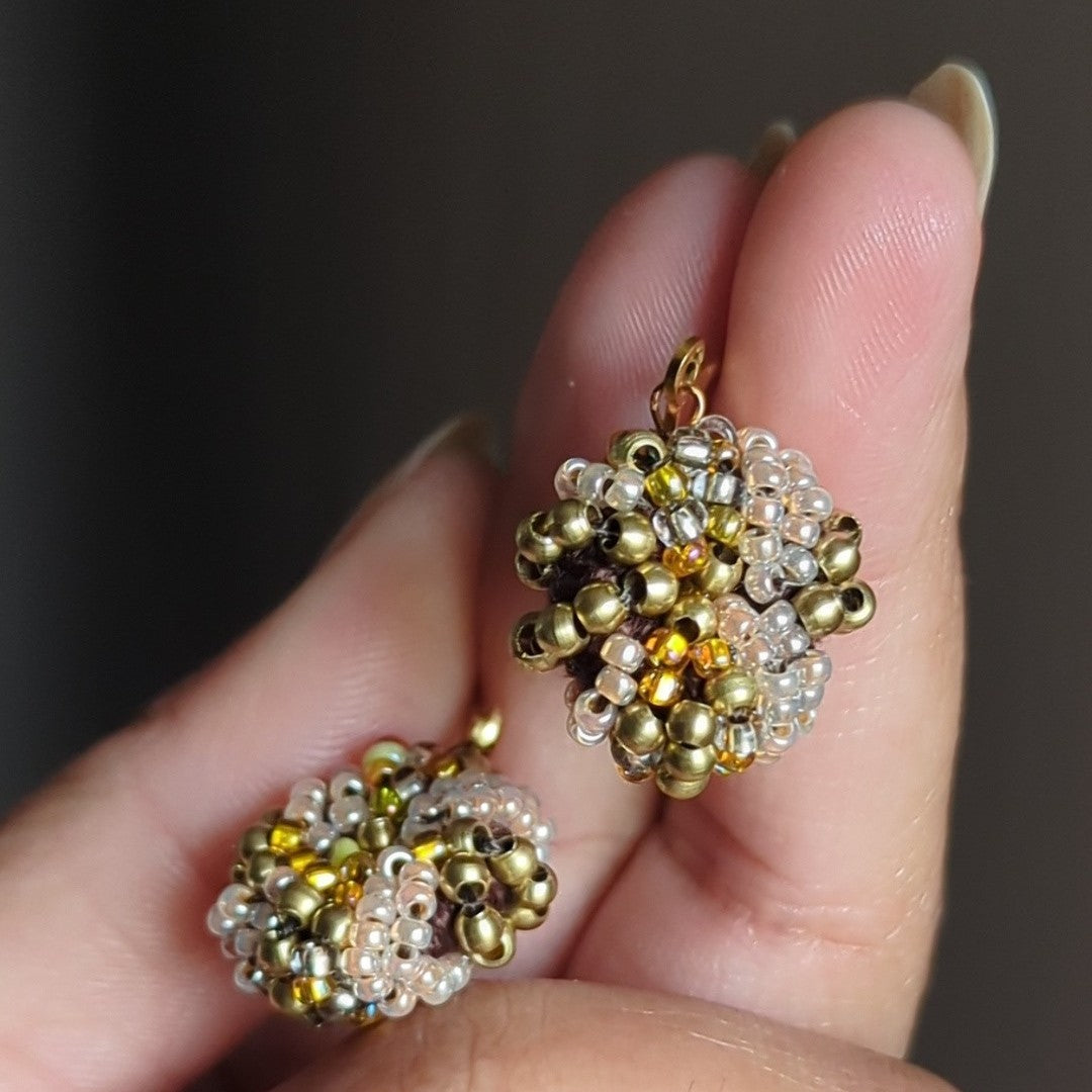 Luxurious handcrafted earrings blending heritage and modern minimalism.