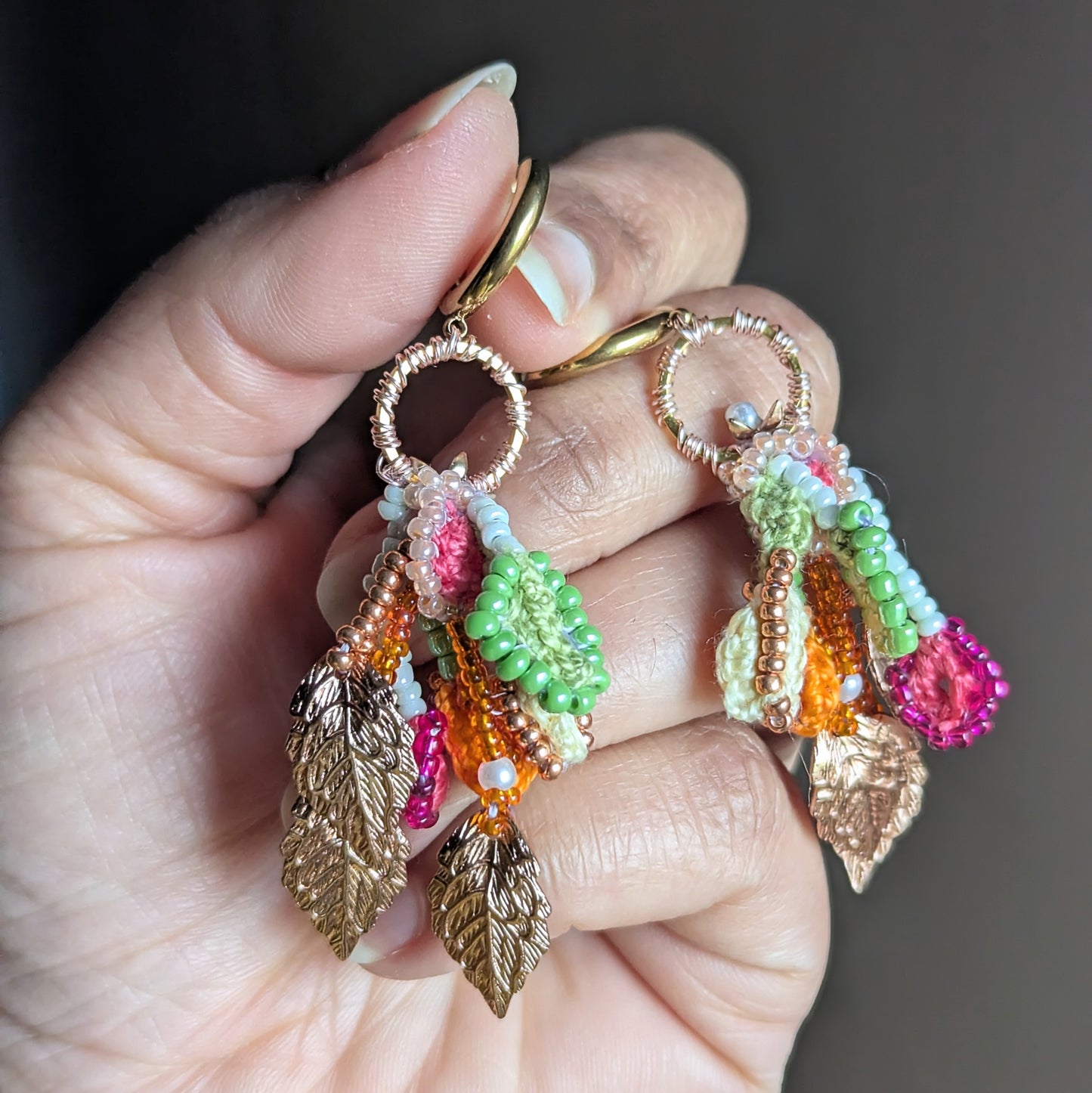 Zariya | Spring Garden in Rainfall | One of a Kind